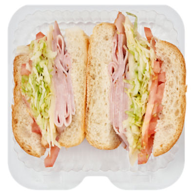 Store Prepared Ham & Swiss Cheese Sandwich, 8 oz