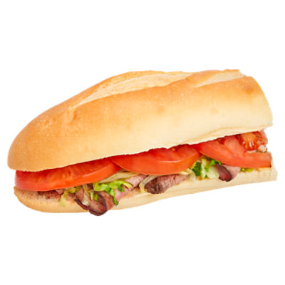 Fresh Roast Beef Half Sub, 1 each