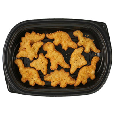 Bowl & Basket Dinosaur Chicken Nuggets, 10 Piece - Sold Cold, 6.5 oz