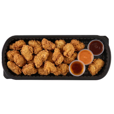 Store Prepared Hot Honey, BBQ & Buffalo Ultimate Boneless Chicken Wings - Sold Cold