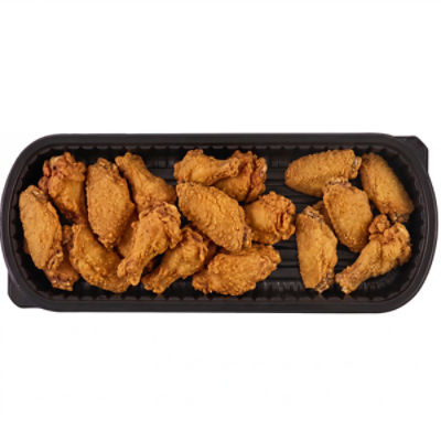 Store Prepared Honey, Hot Honey & Zesty Pickle Ultimate Breaded Chicken Wings - Sold Cold