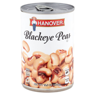 Hanover Blackeye Peas, 15.5 oz, 15.5 Ounce