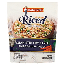 Hanover Steam-In-Bag Asian Stir Fry Style, Riced Cauliflower, 10.5 Ounce