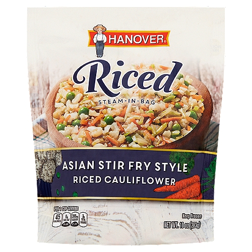 Beyond simple sides, Hanover Riced Cauliflower is an amazing carb friendly ingredient alternative to grain rice and pasta. Commonly used for gluten free pizza crust, mashed sides, sauces and soups, riced cauliflower is cleverly finding its way to the top of the ingredients list!