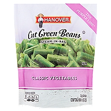 Hanover Steam-in-Bag Classic Vegetables Cut Green Beans, 10.5 oz, 12 Ounce