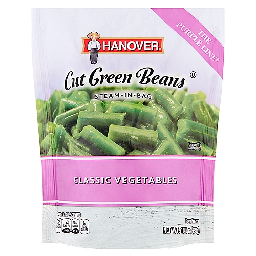 Hanover Steam-in-Bag Classic Vegetables Cut Green Beans, 10.5 oz