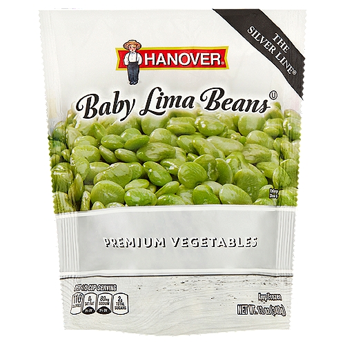 Hanover The Silver Line Premium Vegetables Baby Lima Beans, 12 oz