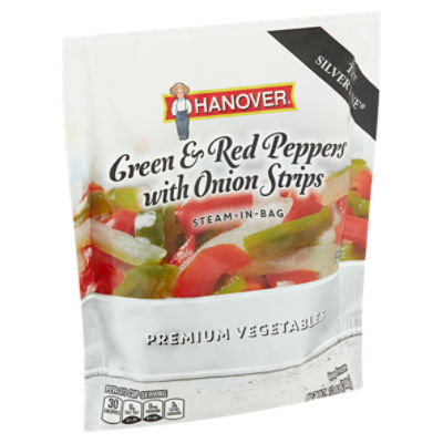 Hanover Steam-In-Bag Green & Red Peppers with Onion Strips Premium  Vegetables, 12 oz