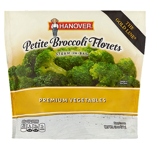 Hanover Premium Vegetables Petite Broccoli Florets, 12 oz
Premium Petite
