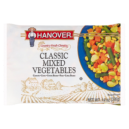 Hanover Country Fresh Classics Classic Mixed Vegetables, 14 oz