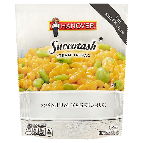 Hanover Steam-In-Bag Succotash Premium Vegetables, 12 oz