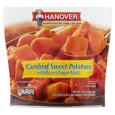 Hanover Candied Sweet Potatoes with Brown Sugar Glaze, 19 oz, 19 Ounce