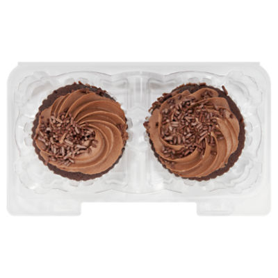 2 Pack Double Chocolate Jumbo Cupcake