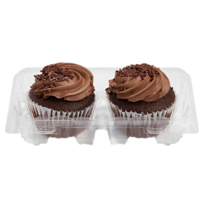 2 Pack Double Chocolate Jumbo Cupcake