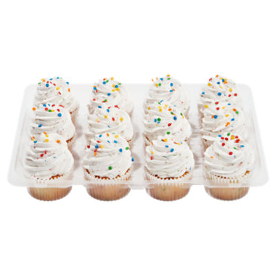 12 Pack Confetti Cupcakes with Funfetti Bettercreme