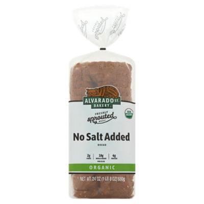 Alvarado St. Bakery No Salt Added Freshly Sprouted Wheat Multigrain Bread, 24 oz