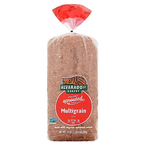 Alvarado St. Bakery Freshly Sprouted Wheat Multigrain Bread, 24 oz