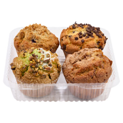4 Pack Variety Puffin Muffins
