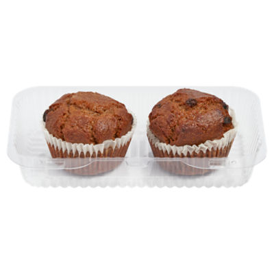 Store Baked Raisin Bran Puffin Muffin, 2 ct, 10 oz