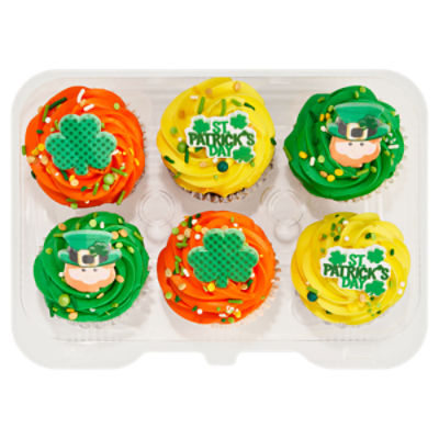 6 Pack Holiday Cupcakes