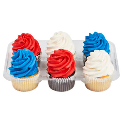 6 Pack Holiday Cupcakes