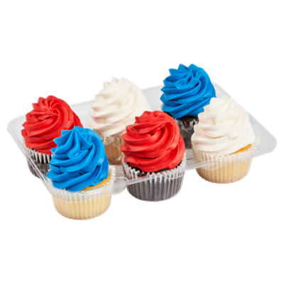 6 Pack Holiday Cupcakes