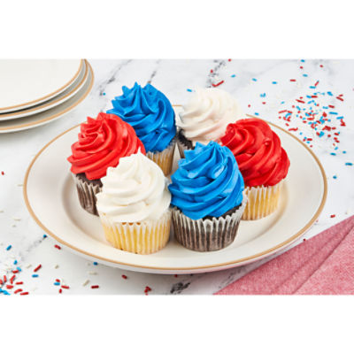 6 Pack Holiday Cupcakes