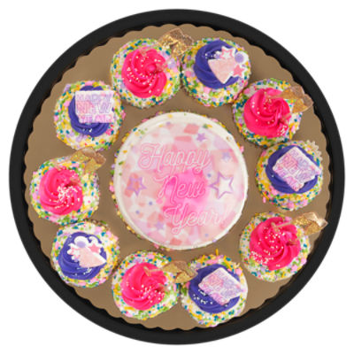 12 Pack Holiday Cupcake Pull-A-Part, 20 Ounce