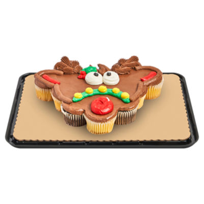 12 Pack Holiday Cupcake Pull-A-Part