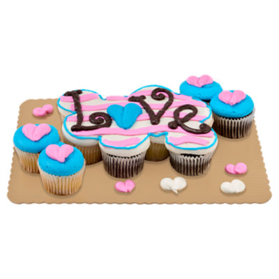 12 Pack Holiday Cupcake Pull-A-Part, 20 Ounce