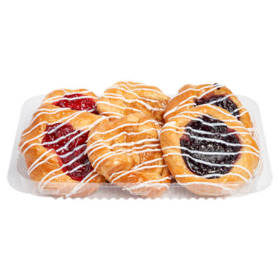 Store Baked Variety Mini Snail Danish, 6 ct, 12 oz