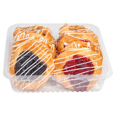 Store Baked Variety Mini Snail Danish, 12 ct, 24 oz