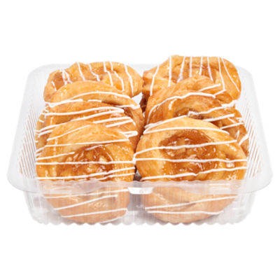 Store Baked Mini Apple Snail Danish, 12 ct, 24 oz