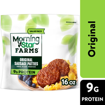 MorningStar Farms Veggie Breakfast Original Meatless Sausage Patties