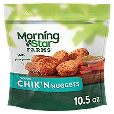 MorningStar Farms Original Meatless Chicken Nuggets, 10.5 oz, 10.5 Ounce