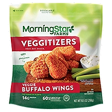 MorningStar Farms Veggitizers Buffalo Meatless Chicken Wings, 10.5 oz