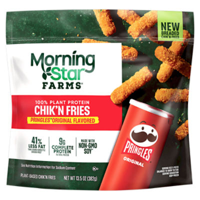 MorningStar Farms Pringles Original Flavor Meatless Chicken Fries, 13.5 oz