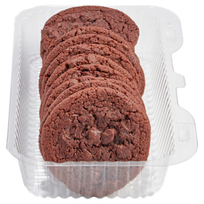 Store Baked Double Chocolate Cookies, 12 ct, 13 oz