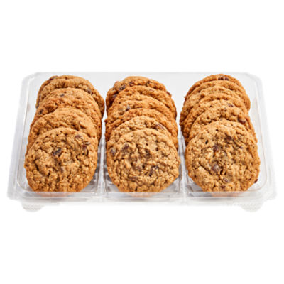 24 Pack Gourmet Oatmeal Raisin Cookies, 32 Ounce