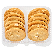 12 Pack Gourmet White Macadamia Nut Cookies, 15 Ounce