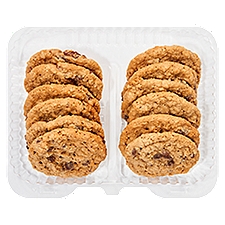 12 Pack Gourmet Oatmeal Raisin Cookies, 15 Ounce