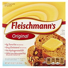 Fleischmann's Original, 65% Vegetable Oil Spread, 16 Ounce