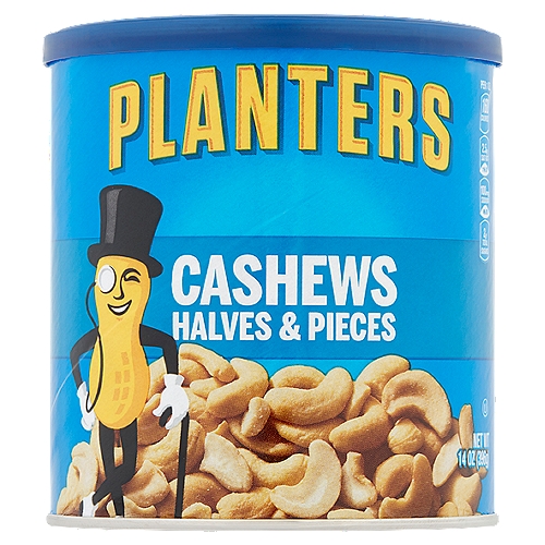 Planters Halves & Pieces Cashews, 14 oz