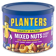 Planters Lightly Salted, Mixed Nuts, 10.3 Ounce