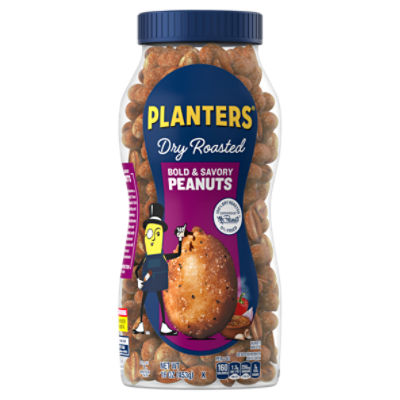 PLANTERS Bold & Savory Dry Roasted Peanuts, 16 ounce ShopRite
