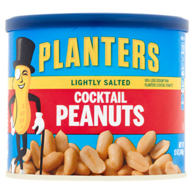 Planters Lightly Salted Cocktail Peanuts, 12 oz