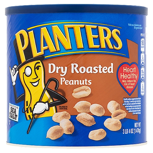 Planters Dry Roasted Peanuts, 52 oz