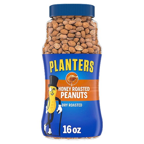Planters Honey Dry Roasted Peanuts, 16 oz - The Fresh Grocer