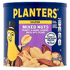 Planters Salted Mixed Nuts, 3 lb 8 oz, 56 Ounce