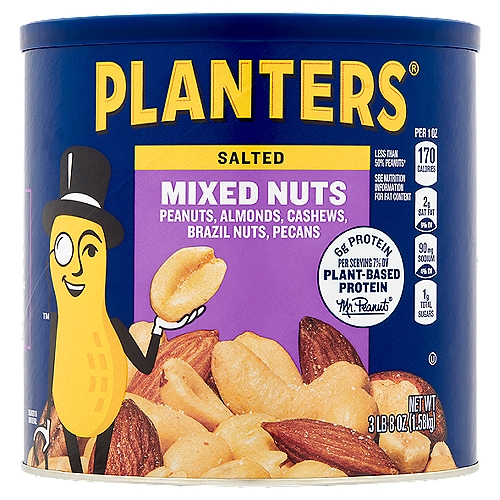 Planters Salted Mixed Nuts, 3 lb 8 oz